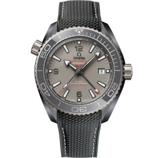 Omega Dark Grey Seamaster Planet Ocean 600M 45,5 mm, céramique grise sur bracelet caoutchouc 215.92.46.22.99.002