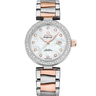Omega De Ville Ladymatic 34 mm, acier - or « Sedna™ » sur acier - or « Sedna™ » 425.25.34.20.55.004