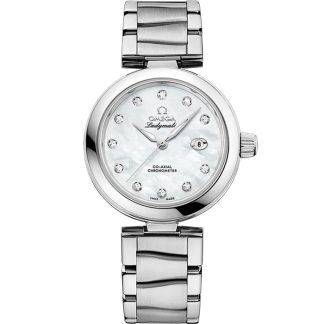 Omega De Ville Ladymatic 34 mm, acier sur acier 425.30.34.20.55.002