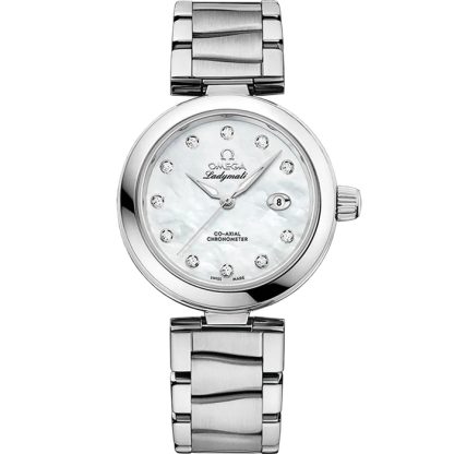 Omega De Ville Ladymatic 34 mm, acier sur acier 425.30.34.20.55.002