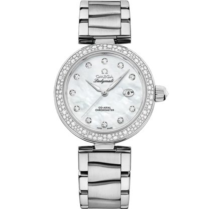 Omega De Ville Ladymatic 34 mm, acier sur acier 425.35.34.20.55.002