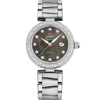 Omega De Ville Ladymatic 34 mm, acier sur acier 425.35.34.20.57.004
