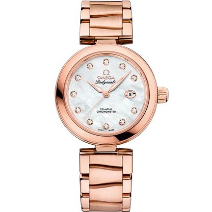 Omega De Ville Ladymatic 34 mm, or Sedna™ sur or Sedna™ 425.60.34.20.55.004