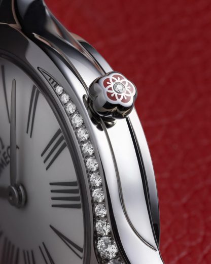 Omega De Ville Mini Trésor 26 mm, acier sur alligator 428.18.26.60.04.001 – Image 4