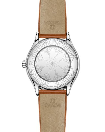 Omega De Ville Mini Trésor 26 mm, acier sur bracelet en cuir 428.17.26.60.04.004 – Image 2