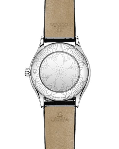 Omega De Ville Mini Trésor 26 mm, acier sur bracelet en cuir 428.17.26.60.04.007 – Image 2