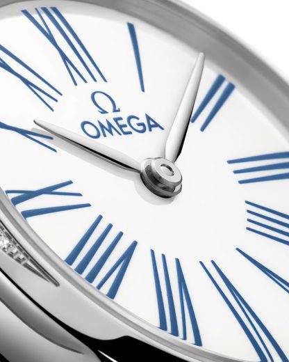 Omega De Ville Mini Trésor 26 mm, acier sur toile de jouy 428.17.26.60.04.001 – Image 3