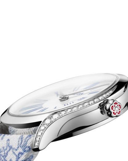 Omega De Ville Mini Trésor 26 mm, acier sur toile de jouy 428.17.26.60.04.001 – Image 5