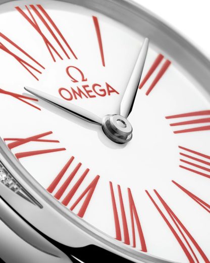 Omega De Ville Mini Trésor 26 mm, acier sur toile de jouy 428.17.26.60.04.003 – Image 3