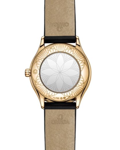 Omega De Ville Mini Trésor 26 mm, or Moonshine™ sur bracelet tissu 428.57.26.60.99.001 – Image 2