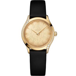 Omega De Ville Mini Trésor 26 mm, or Moonshine™ sur bracelet tissu 428.57.26.60.99.001