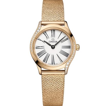 Omega De Ville Mini Trésor 26 mm, or Moonshine™ sur or Moonshine™ 428.55.26.60.04.001