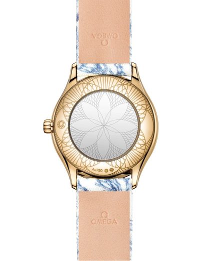 Omega De Ville Mini Trésor 26 mm, or Moonshine™ sur toile de jouy 428.57.26.60.04.001 – Image 2