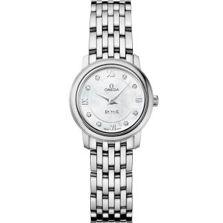 Omega De Ville Prestige 24,4 mm, acier sur acier 424.10.24.60.55.001