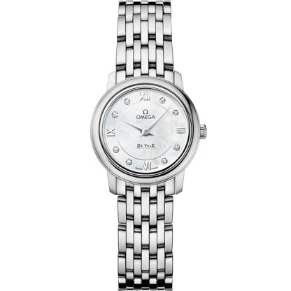 Omega De Ville Prestige 24,4 mm, acier sur acier 424.10.24.60.55.001