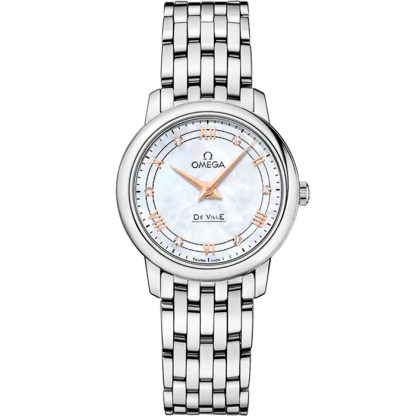 Omega De Ville Prestige 27,4 mm, acier sur acier 424.10.27.60.55.001