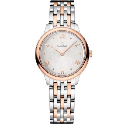 Omega De Ville Prestige 27,5 mm, acier - or « Sedna™ » sur acier - or « Sedna™ » 434.20.28.60.02.001