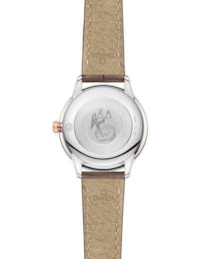 Omega De Ville Prestige 27,5 mm, acier - or « Sedna™ » sur bracelet en cuir 434.23.28.60.52.001 – Image 2