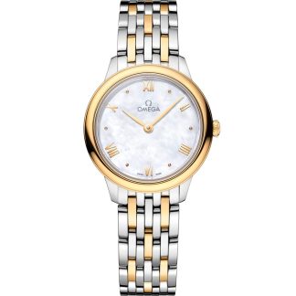 Omega De Ville Prestige 27,5 mm, acier - or jaune sur acier - or jaune 434.20.28.60.05.001