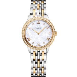 Omega De Ville Prestige 27,5 mm, acier - or jaune sur acier - or jaune 434.25.28.60.55.001