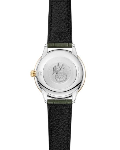 Omega De Ville Prestige 27,5 mm, acier - or jaune sur bracelet en cuir 434.23.28.60.55.001 – Image 2