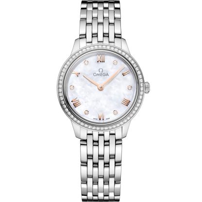 Omega De Ville Prestige 27,5 mm, acier sur acier 434.15.28.60.55.001
