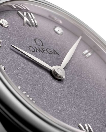 Omega De Ville Prestige 27,5 mm, acier sur bracelet en cuir 434.13.28.60.53.001 – Image 3