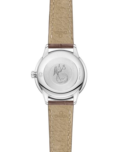 Omega De Ville Prestige 27,5 mm, acier sur bracelet en cuir 434.13.28.60.59.001 – Image 2