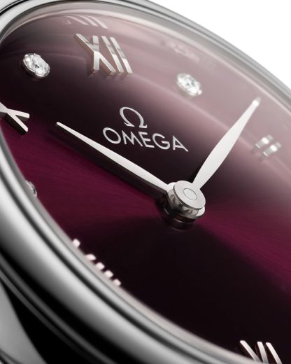 Omega De Ville Prestige 27,5 mm, acier sur bracelet en cuir 434.13.28.60.61.001 – Image 4