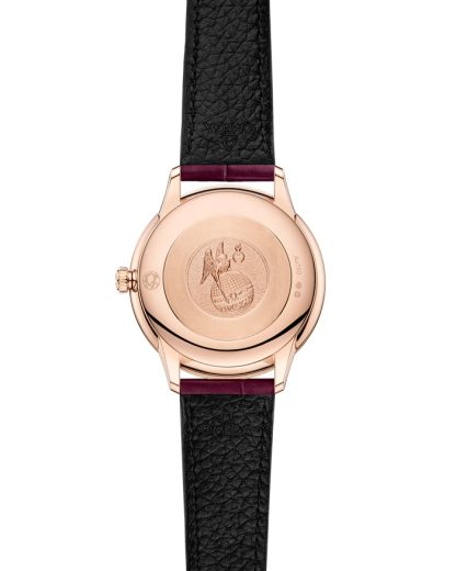 Omega De Ville Prestige 27,5 mm, or Sedna™ sur bracelet en cuir 434.58.28.60.55.001 – Image 2