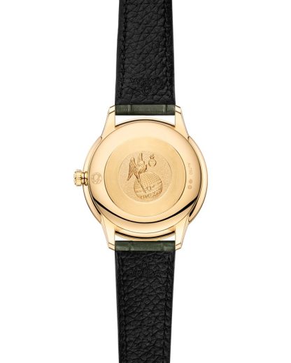 Omega De Ville Prestige 27,5 mm, or jaune sur bracelet en cuir 434.58.28.60.55.002 – Image 2