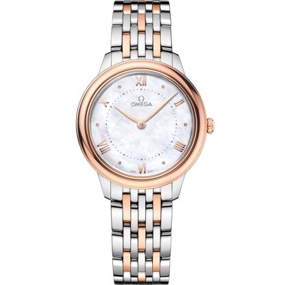 Omega De Ville Prestige 30 mm, acier - or « Sedna™ » sur acier - or « Sedna™ » 434.20.30.60.05.001