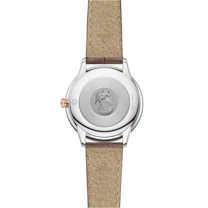 Omega De Ville Prestige 30 mm, acier - or « Sedna™ » sur bracelet en cuir 434.23.30.60.55.001 – Image 2