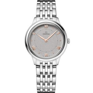 Omega De Ville Prestige 30 mm, acier sur acier 434.10.30.60.06.001