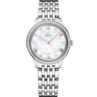 Omega De Ville Prestige 30 mm, acier sur acier 434.15.30.60.55.001