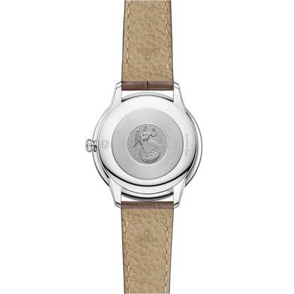 Omega De Ville Prestige 30 mm, acier sur bracelet en cuir 434.13.30.60.55.001 – Image 2