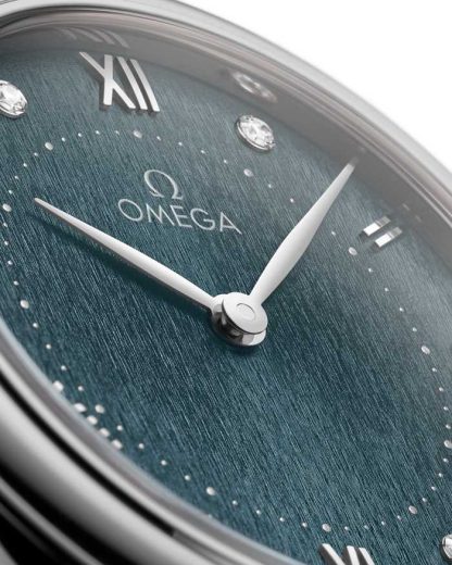 Omega De Ville Prestige 30 mm, acier sur bracelet en cuir 434.13.30.60.60.001 – Image 3