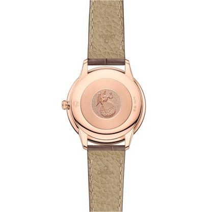 Omega De Ville Prestige 30 mm, or Sedna™ sur bracelet en cuir 434.53.30.60.55.001 – Image 2