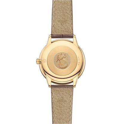 Omega De Ville Prestige 30 mm, or jaune sur bracelet en cuir 434.53.30.60.55.002 – Image 2
