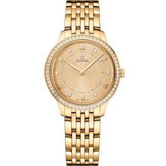 Omega De Ville Prestige 30 mm, or jaune sur or jaune 434.55.30.60.58.001