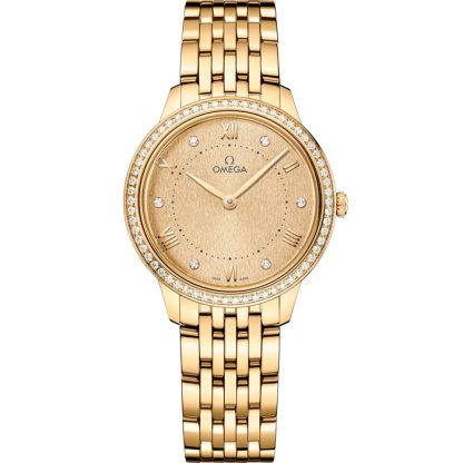 Omega De Ville Prestige 30 mm, or jaune sur or jaune 434.55.30.60.58.001