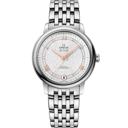 Omega De Ville Prestige 32,7 mm, acier sur acier 424.10.33.20.52.001