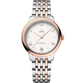 Omega De Ville Prestige 34 mm, acier - or « Sedna™ » sur acier - or « Sedna™ » 434.20.34.20.02.001