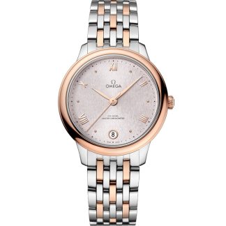 Omega De Ville Prestige 34 mm, acier - or « Sedna™ » sur acier - or « Sedna™ » 434.20.34.20.02.003