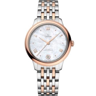 Omega De Ville Prestige 34 mm, acier - or « Sedna™ » sur acier - or « Sedna™ » 434.20.34.20.05.001