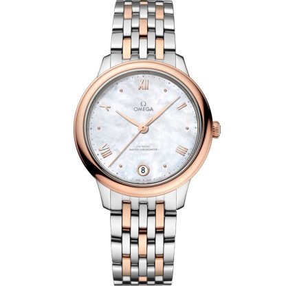 Omega De Ville Prestige 34 mm, acier - or « Sedna™ » sur acier - or « Sedna™ » 434.20.34.20.05.001