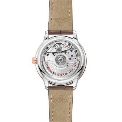 Omega De Ville Prestige 34 mm, acier - or « Sedna™ » sur bracelet en cuir 434.23.34.20.52.003 – Image 2