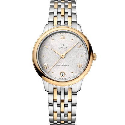 Omega De Ville Prestige 34 mm, acier - or jaune sur acier - or jaune 434.20.34.20.02.002
