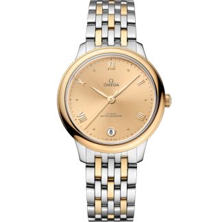 Omega De Ville Prestige 34 mm, acier - or jaune sur acier - or jaune 434.20.34.20.08.001