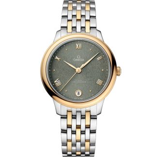Omega De Ville Prestige 34 mm, acier - or jaune sur acier - or jaune 434.20.34.20.10.001